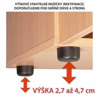 R 400 800 30 Rektifikace ke skříním - výška 2,7 - 4,7 (sada 4 ks)