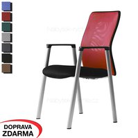 Jednací židle Calypso Meeting červená