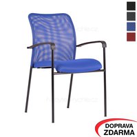 Konferenční židle Triton Black modrá
